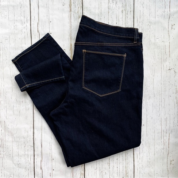 Old Navy Women’s The Flirt Dark-wash Plus Size Skinny Jeans Size 18 Regular - Picture 3 of 7